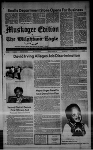 The Muskogee Edition of The Oklahoma Eagle (Muskogee, Okla.), Vol. 3, No. 20, Ed. 1 Thursday, March 17, 1977 The Oklahoma Eagle Muskogee Edition