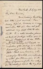 Letter to] My Dear Garrison [manuscript