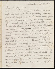 Letter to] Dear Mr. Garrison [manuscript