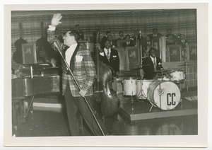 Print of Cab Calloway dancing at the Hotel Nacional de Cuba