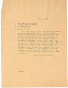 Letter from W. E. B. Du Bois to Maggie A. Caldwell