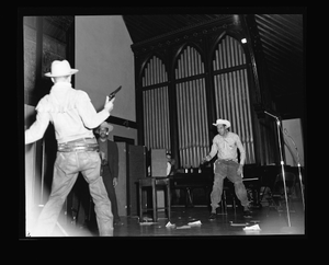 H.U. Faculty Talent Show May 1960 [from enclosure] [black-and-white cellulose acetate photonegative]