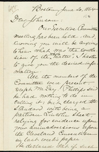 Copy of letter from William Lloyd Garrison, Boston, [Mass.], to Oliver Johnson, June 20, 1864