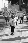 Residents protest, Los Angeles, 1989