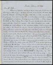 Letter to] Dear Mr. Estlin [manuscript