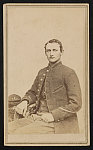 [Private Albert H. Stevens of Co. H, 3rd New Hampshire Infantry Regiment in uniform]