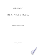 Anti-slavery reminiscences