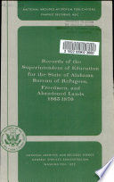 Records of the Superintendent of Education for the state of Alabama, Bureau of Refugees, Freedmen, and Abandoned Lands 1865-1870