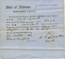 Montgomery County, Alabama Slaveholder Affidavits: November 24, 1860