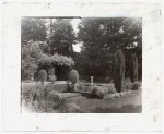 [Myron Hunt house, 200 North Grand Avenue, Pasadena, California. Pergola and fountain]