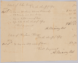 Record of taxable property, including enslaved persons, owned by Rouzee estates