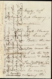 Draft of the announcement for] The twenty sixth National Anti-Slavery Subscription [manuscript