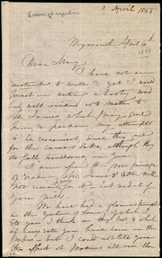 Letter to] Dear Mary [manuscript