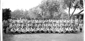 R.O.T.C. Unit... Fort Howard, Md. June 11-July 22, 1939... Scurlock, Photo. [panoramic cellulose acetate photonegative]