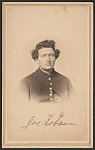 [Private Joseph Robson of Co. E, 3rd Michigan Cavalry Regiment in uniform]