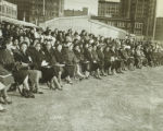 Women in an outdoor group photograph