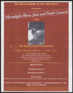 Thumbnail for Program: Moonlight Blues, Jazz and Funk Concert