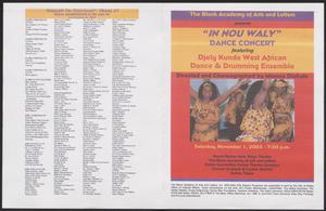 Program: In Nou Waly Dance Concert