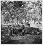 [Charleston, S.C. Confederate torpedoes, shot, and shell in the Arsenal yard]