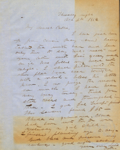 Letter: [Marion, Alabama] to Callie [King], 1856 Oct. 6