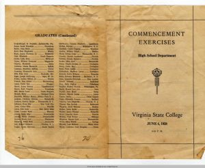 1928 High School Commencement