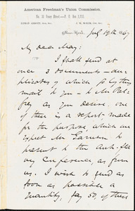 Letter from James Miller M'Kim, New York, [New York], to Samuel May, 1867 July 19th