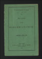 Governance. Constitution and By-Laws, 1855, 1859. (Box 154, Folder 1)