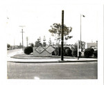 View of George Washington Carver Park entrance sign