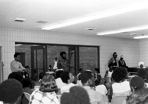 Celebration for the liberation of Mozambique, East Africa, at the Phyllis Wheatley Community Center, Minneapolis.