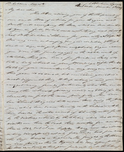 Letter from Joseph Lupton, Leeds, [England], to Samuel May, November 8th, 1849