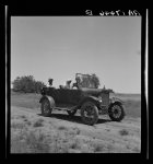 Negro family going to church. Ellis County, Texas