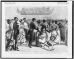 New York City - first annual ball of the Skidmore Guard, a colored military organization, at the Seventh Avenue Germania assembly rooms