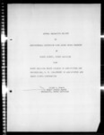 Annual Narrative Report of Agricultural Extension Work Among Negro Farmers, Vance County, NC