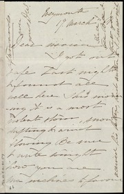 Letter to] Dear Maria [manuscript