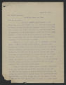 General Correspondence of the Director, 1912