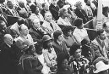 Mourners at the funeral of civil rights activist John LeFlore at Big Zion AME Church in Mobile, Alabama.