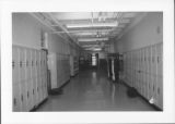 Pearl High School: hallway with lockers