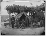 [Arlington, Va. Officers of Company F, 2d New York Artillery at Fort C.F. Smith]