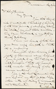 Letter from Gerrit Smith, Peterboro, [New York], to William Lloyd Garrison, [18]64 Aug[ust] 14