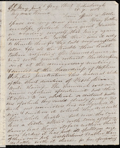 Letter from Eliza Wigham, Edinburgh, to Samuel May, 28.9.1855