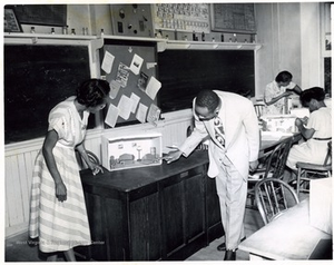 T. W. Stanback and Student, Storer College, Harpers Ferry, W. Va.