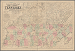 Lloyd's official map of the State of Tennessee