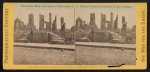 Panoramic view, the ruins of Charleston, S.C., Roman Catholic Cathedral in the distance