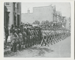 Thumbnail for View of assembled troops of the 15th Infantry Regiment of the New York National Guard, later renamed the 369th Infantry, circa 1918