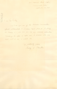 Thumbnail for Letter from Harry B. Thornton to W. E. B. Du Bois