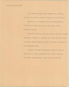 News Script: Austin desegregation