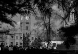 Thumbnail for Crowd standing in front of the Confederate monument in Tuskegee, Alabama, during a student demonstration to protest the murder of Samuel L. Younge, a civil rights worker.