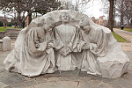 Statue of kneeling ministers, Kelly Ingram Park, Birmingham, Alabama