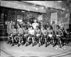 Howard University boxing team [acetate film photonegative]