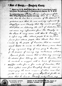 Affidavit of Philip Joiner: Albany, Georgia, 1868 Sept. 23